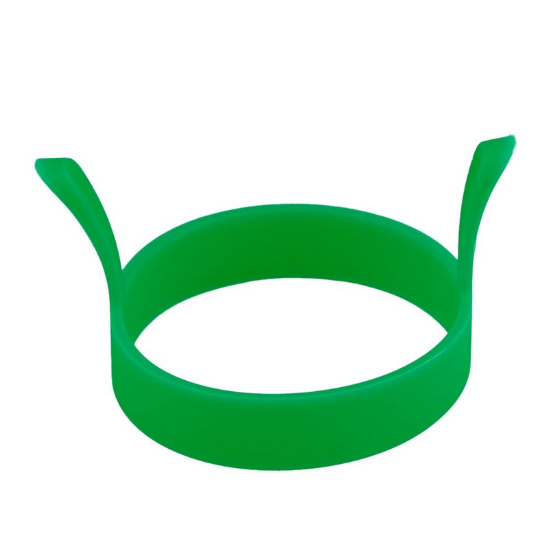 Silikoninės pusryčiams keptų kiaušinių formelės Nelipnios apvalios formos kiaušiniai pelėsiui atsparus karščiui Daugiafunkcis kūrinys, skirtas kepti kepimui