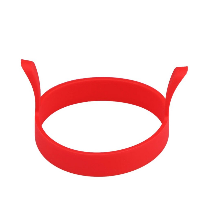 Silikoninės pusryčiams keptų kiaušinių formelės Nelipnios apvalios formos kiaušiniai pelėsiui atsparus karščiui Daugiafunkcis kūrinys, skirtas kepti kepimui