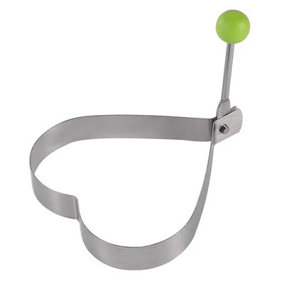 Kūrybiška nerūdijančio plieno kiaušinių gruzdintuvė su kelių formų kiaušinių formomis su nepridegančiu kepimo įrankiu rankena