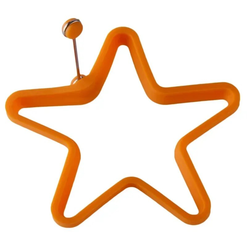 Pusryčių omletas Keptų kiaušinių formos Silikono apvalios širdies formos Blynų gaminimas „Pasidaryk pats“ Įrankiai Kepimo kiaušinių formoms Virtuvės įrankiai