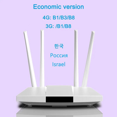 4G maršrutētājs SIM karte WiFi 4G CPE Hotspot antena 32 lietotāji RJ45 WAN LAN LTE 4G modems
