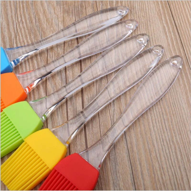 Silikoninė mentele kepsninės kepimo šepetėlis kepimo BBQ karščiui atsparus aliejui pagardų šepečiai Baro pyragų kepimo įrankiai virtuvės priedai