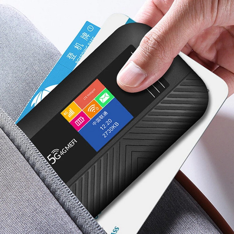 4G LTE maršrutētājs bezvadu Wifi pārnēsājams modems 150Mbps 3000mAh Power Bank Auto mobilais bezvadu maršrutētājs LCD displejs SIM kartes maršrutētājs