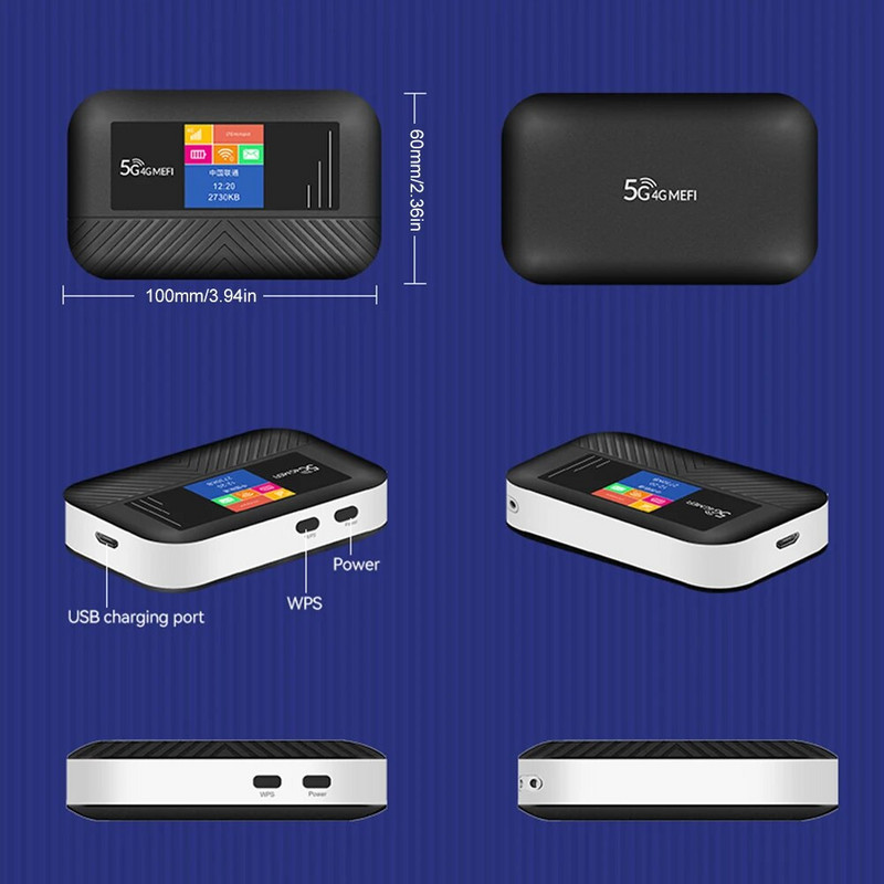 4G LTE maršrutētājs bezvadu Wifi pārnēsājams modems 150Mbps 3000mAh Power Bank Auto mobilais bezvadu maršrutētājs LCD displejs SIM kartes maršrutētājs