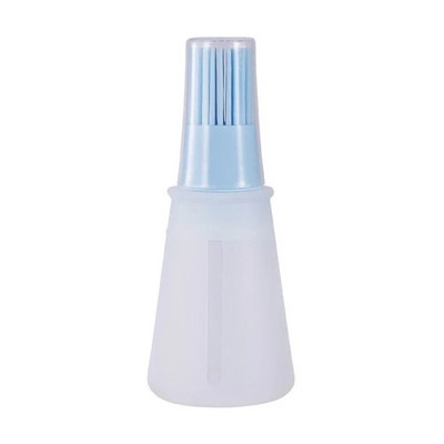 Silikono aliejaus buteliuko šepetys su dangteliu, atsparus aukštai temperatūrai, padažo teptukas, kepsninis blynas, kepimo pyragas