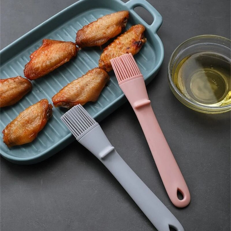 Patvarus kepimo šepetys Silikoniniai konditerijos šepečiai Aliejaus teptukas Kepimo įrankiai Kepimo teptukas, tinkamas kepimui ir konditerijos gaminiams gaminti