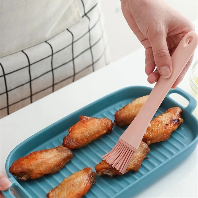 Patvarus kepimo šepetys Silikoniniai konditerijos šepečiai Aliejaus teptukas Kepimo įrankiai Kepimo teptukas, tinkamas kepimui ir konditerijos gaminiams gaminti