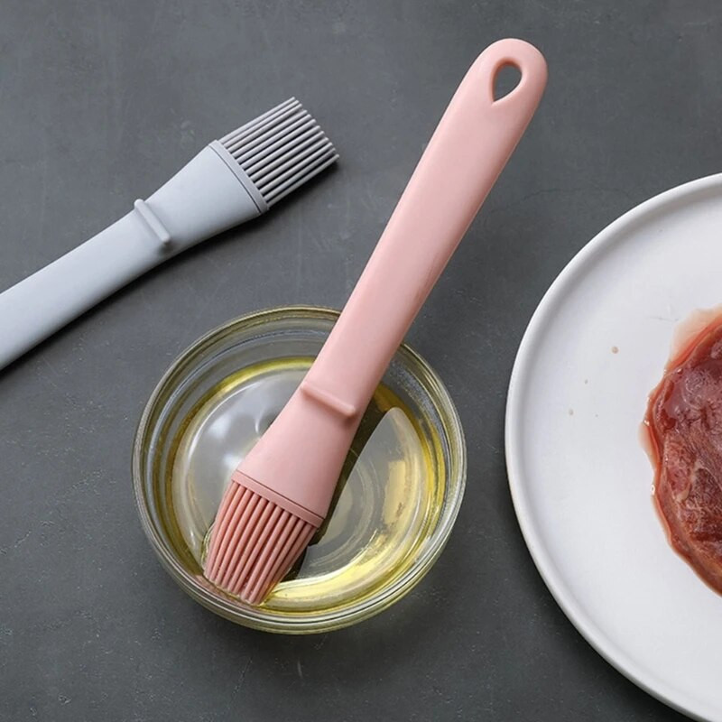 Patvarus kepimo šepetys Silikoniniai konditerijos šepečiai Aliejaus teptukas Kepimo įrankiai Kepimo teptukas, tinkamas kepimui ir konditerijos gaminiams gaminti