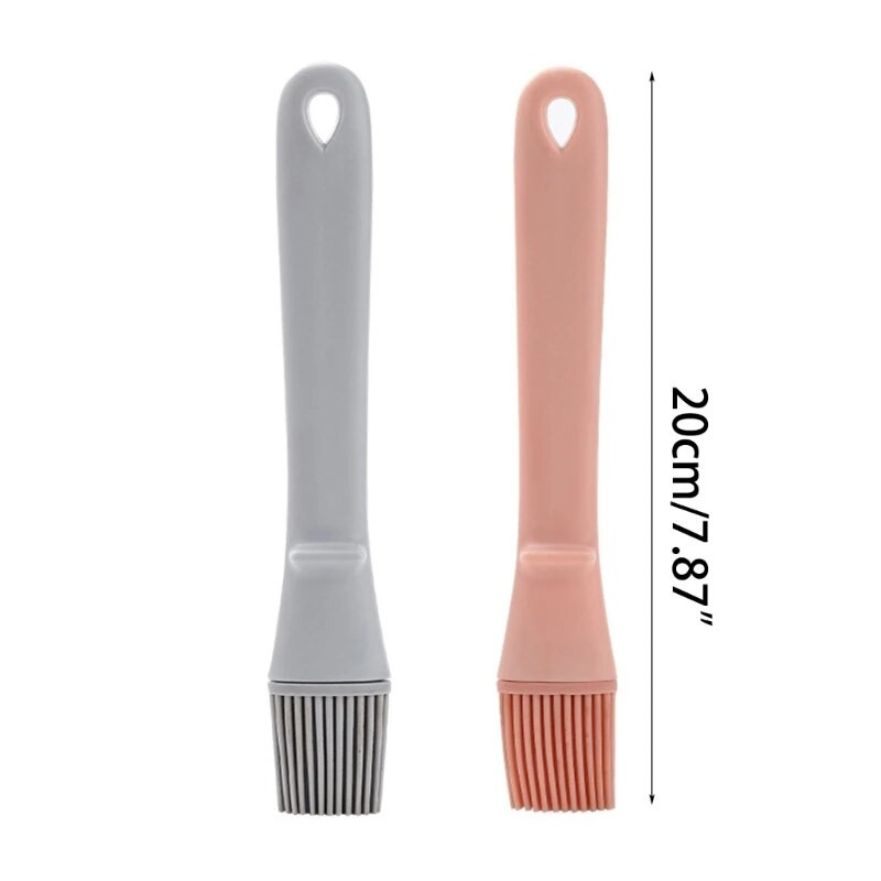 Patvarus kepimo šepetys Silikoniniai konditerijos šepečiai Aliejaus teptukas Kepimo įrankiai Kepimo teptukas, tinkamas kepimui ir konditerijos gaminiams gaminti