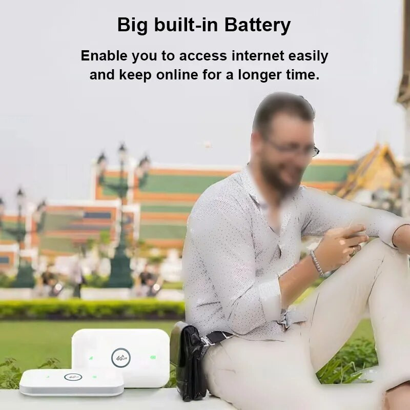 4G maršrutētājs Bezvadu lte wifi modems Sim kartes maršrutētājs MIFI kabatas tīklājs iebūvēts akumulators pārnēsājams WiFi