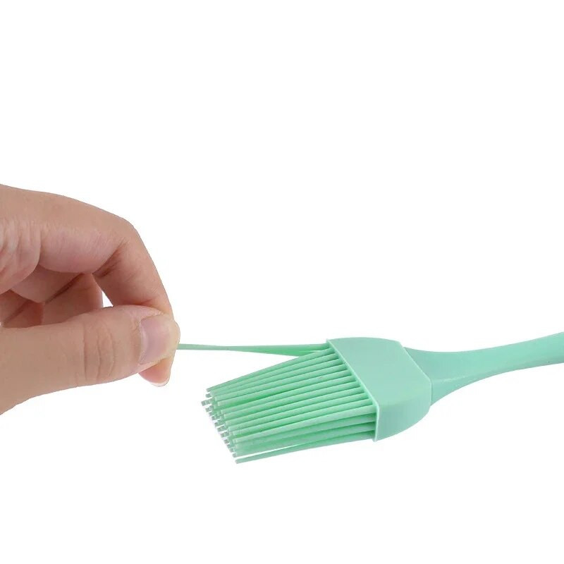 Silikoninis kepsninės aliejaus šepetėlis virtuvės pyragaičių tešlos kepimo teptukas Nelipnus picos pyragai duonos sviesto teptuvas Maisto gaminimo reikmenys