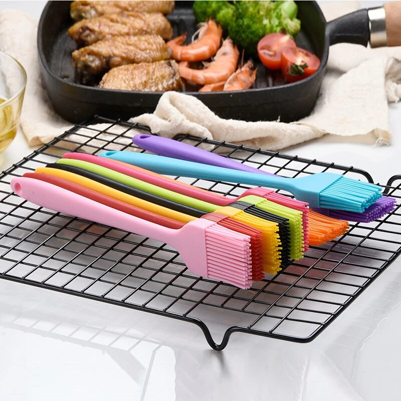 Silikoninis pyragų kepimo šepetys Maisto klasės duonos aliejus Kremas Kepimo šepetys Karščiui atsparus kepimo šepetys Virtuvės kepsninės įrankis