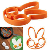 Καλούπια μαγειρέματος Κεφάλι κλόουν Διασκεδαστική σχεδίαση Ανθεκτικό υλικό Δημιουργικό μαγείρεμα Ευέλικτο Εύκολο στο καθάρισμα Καλούπι αυγού σιλικόνης Φόρμα αυγών τηγανητό