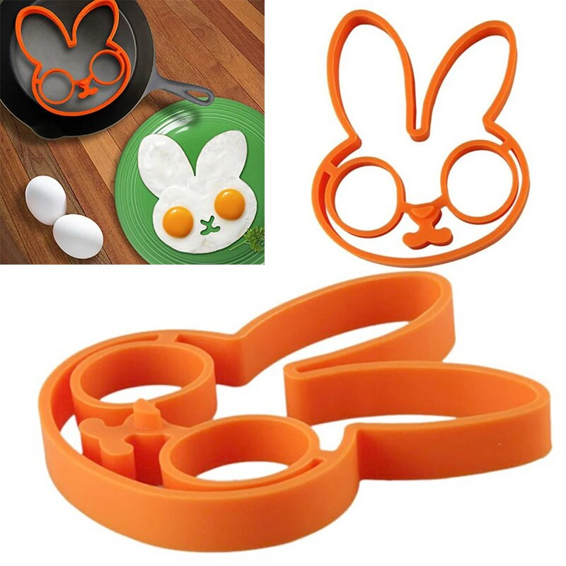 Καλούπια μαγειρέματος Κεφάλι κλόουν Διασκεδαστική σχεδίαση Ανθεκτικό υλικό Δημιουργικό μαγείρεμα Ευέλικτο Εύκολο στο καθάρισμα Καλούπι αυγού σιλικόνης Φόρμα αυγών τηγανητό