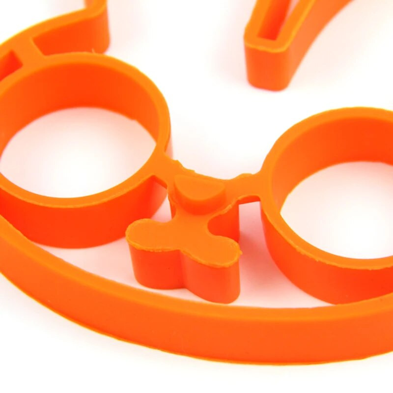 Καλούπια μαγειρέματος Κεφάλι κλόουν Διασκεδαστική σχεδίαση Ανθεκτικό υλικό Δημιουργικό μαγείρεμα Ευέλικτο Εύκολο στο καθάρισμα Καλούπι αυγού σιλικόνης Φόρμα αυγών τηγανητό