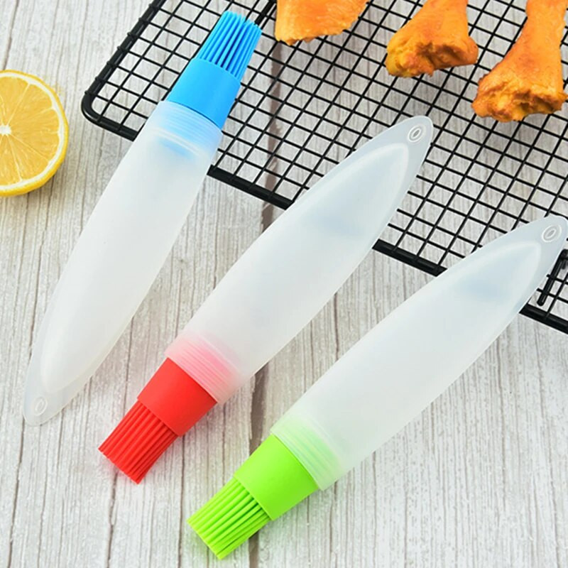 Nešiojamas silikoninio aliejaus buteliuko šepetys Grilio priedai Stovyklavietėje Kepimo Maisto gaminimo Įrankiai Grilis konditerijos reikmenys Virtuvės reikmenys