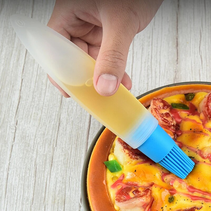 Nešiojamas silikoninio aliejaus buteliuko šepetys Grilio priedai Stovyklavietėje Kepimo Maisto gaminimo Įrankiai Grilis konditerijos reikmenys Virtuvės reikmenys