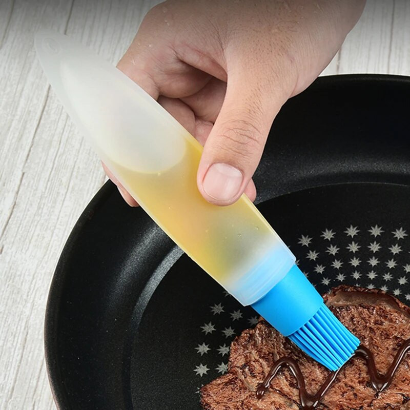 Nešiojamas silikoninio aliejaus buteliuko šepetys Grilio priedai Stovyklavietėje Kepimo Maisto gaminimo Įrankiai Grilis konditerijos reikmenys Virtuvės reikmenys