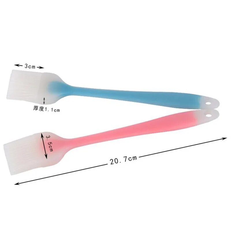 1vnt konditerijos šepečiai-BBQ pyragų aliejaus šepetėlis kepsninei - karščiui atsparūs silikoniniai šepečiai kepimui virtuvės šepetys