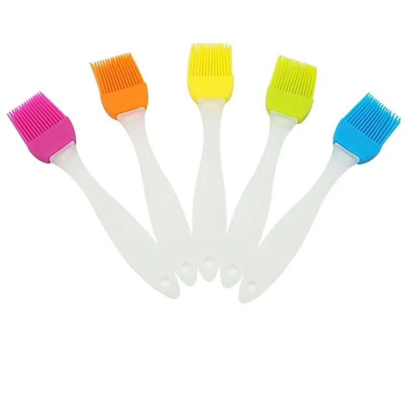 Silikoninė mentelė kepsninių šepetys kepimo BBQ karščiui atsparūs aliejui pagardų šepetėliai virtuvės baras Pyragai kepimo įrankiai indai ir reikmenys