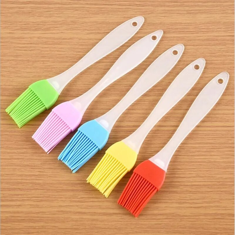 Silikoninė mentelė kepsninių šepetys kepimo BBQ karščiui atsparūs aliejui pagardų šepetėliai virtuvės baras Pyragai kepimo įrankiai indai ir reikmenys