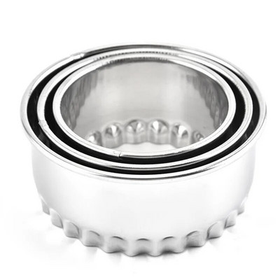 3vnt./rinkinys 304 Nerūdijančio plieno pjaustytuvas Koldūnai Formos Virtuvė Virtuvė Virtinė Virtinukas Odelės Įrenginys Tešlos presas Blynų Įrankiai Įvyniojimai Formos