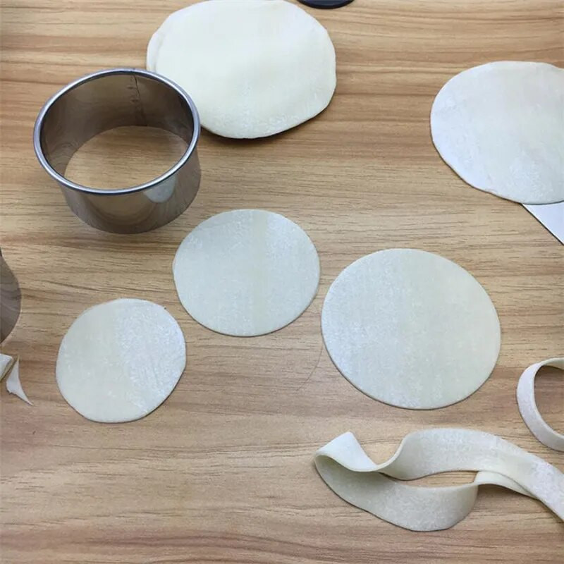 3vnt./rinkinys 304 Nerūdijančio plieno pjaustytuvas Koldūnai Formos Virtuvė Virtuvė Virtinė Virtinukas Odelės Įrenginys Tešlos presas Blynų Įrankiai Įvyniojimai Formos