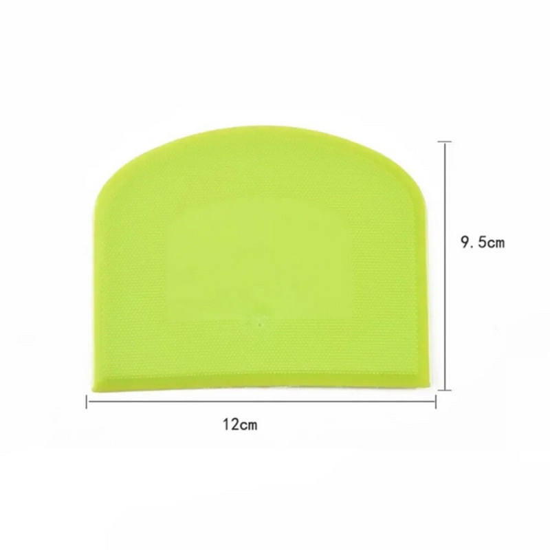 1 vnt. plastikinis tešlos grandiklis, kreminis lygus pyragas Mentele kepimo tešlos įrankiai Virtuvės sviesto peilis tešlos pjaustytuvas Kepimo tešlos įrankiai