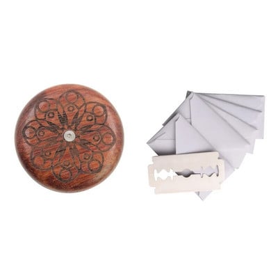 Medinis duonos peilis, skustuvas, laikymo maišelis Apvalus duonos lame tešlos pjaustymo įrankis, skirtas „pasidaryk pats“ duonos laikymo maišeliui