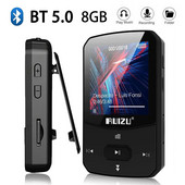 RUIZU X52 Sports Bluetooth MP3-mängija kaasaskantav seljaklamber Mini Music Walkman, toetab FM-i/salvestit/MP4-videopleierit 2,4-tolline ekraan