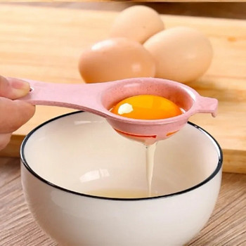 Gadgets κουζίνας Διαχωριστής αυγών ψησίματος Διαχωριστής κρόκων και καθαρών κρόκων Εργαλεία διαχωριστής αυγών μίσχου Φίλτρο λευκού και κρόκου