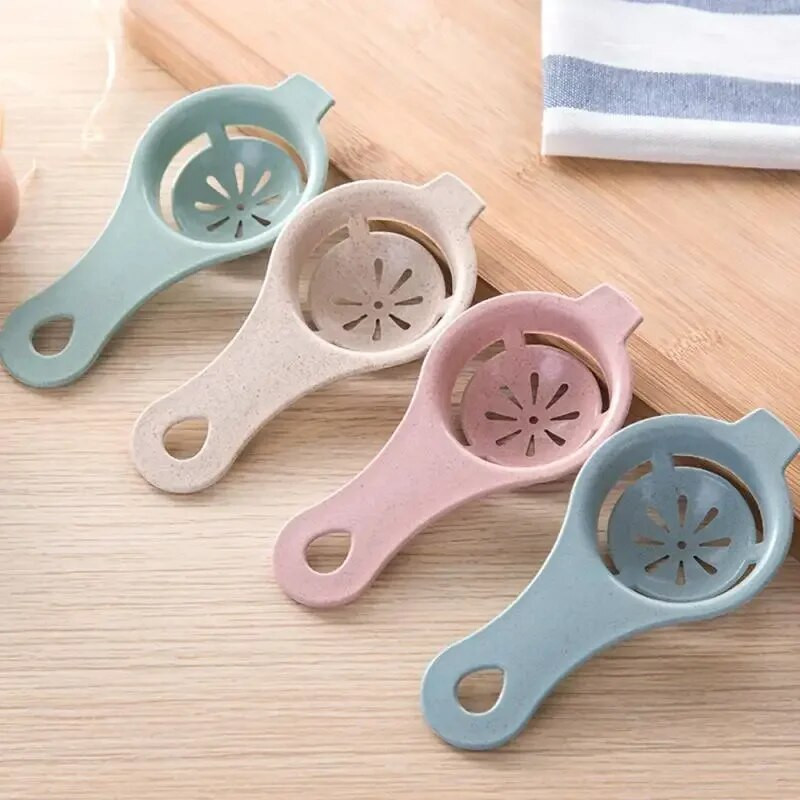 Virtuvės įtaisai Kepimo kiaušinių skyriklis trynių separatorius ir skaidraus trynio įrankiai Kiaušinio stiebo separatorius Balto ir trynio filtras