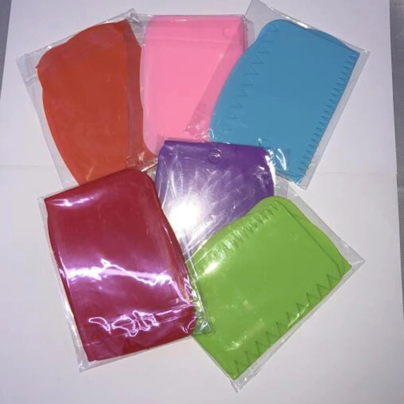 3 bucăți/set unelte pentru decorarea prăjiturii din plastic Cutter pentru aluat Razuitoare pentru glazură Accesorii pentru bucătărie Marginea tortului Spatule pentru unt cremă mai netedă