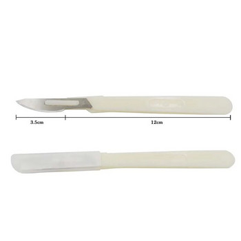 Нож за рязане на багет Практичен европейски нож за хляб Инструменти за рязане Резачка за сладкиши с острие от въглеродна стомана PP опашка