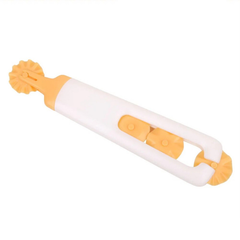 Kekszhenger süti gördülő vágó penge tészta körvágó háló kerék pizza tészta rács görgős vágó konyha