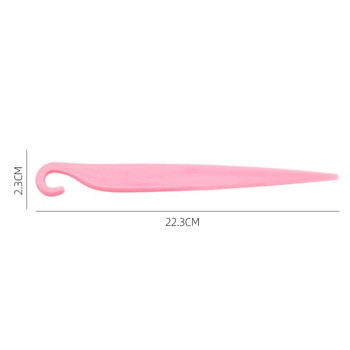 Торта Ембрион за изваждане от формата Пластмасов нож Шпатула за крем Форма за бисквити Инструмент за оголване на шифон Декорация на фондан Глина за занаяти
