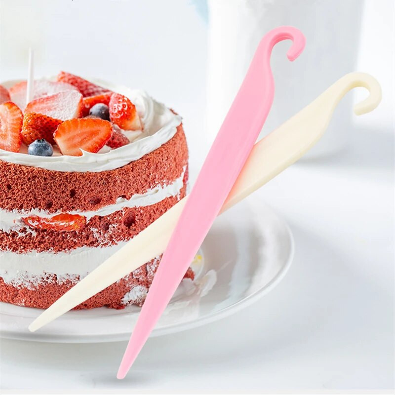 Torto embrionų išardymas plastikinis peilis kremas Mentele Sausainių formavimas Šifono nuplėšimo kepimo įrankis Fondantas dekoravimo amatų molis
