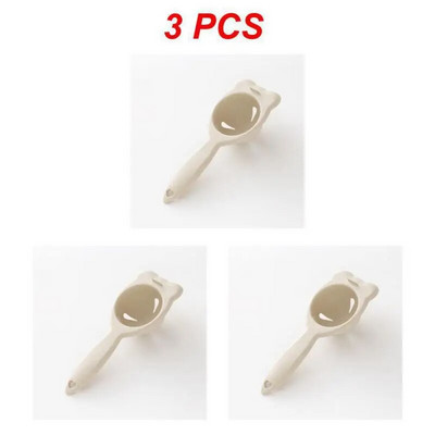 1/3 vnt Kiaušinio trynio separatorius Baltymų atskyrimo įrankis Maistinių kiaušinių virtuvės įrankiai Virtuvės prietaisai Kiaušinių daliklis Kiaušinių priedai Saldainiai