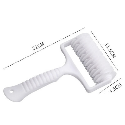 6 ratai nerūdijančio plieno tešlos pjaustytuvas makaronai picos duonos daliklis peilis virtuvės reguliuojamas nėrinių volelis tešlos kepimo įrankiai