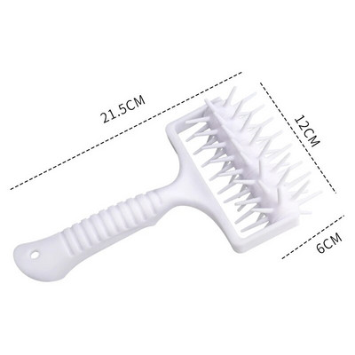 6 ratai nerūdijančio plieno tešlos pjaustytuvas makaronai picos duonos daliklis peilis virtuvės reguliuojamas nėrinių volelis tešlos kepimo įrankiai