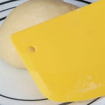Гъвкав извит ръб Скрепер за тесто крем гладка мистрия за торта инструмент за печене на сладкиши скрепер за тесто кухненски нож за масло нож за тесто