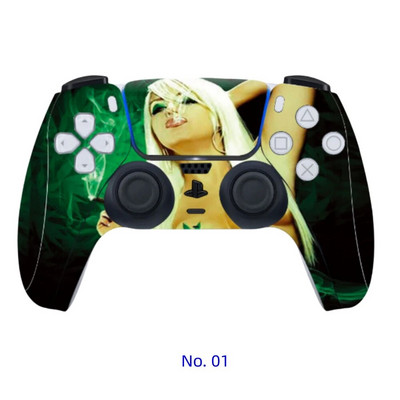 Lipduko lipdukas, skirtas PlayStation 5 PS5 žaidimų pulto valdikliui, vairasvirtei, žaidimų priedai Apsauginiai nuo slydimo dulkių lipdukai