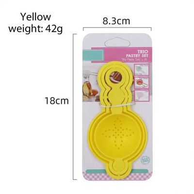 Baltymų kiaušinio trynio baltymų separatorius Sveikas ir aplinkai nekenksmingas lengvas plastikinis virtuvės įrankis stiebo kiaušinių separatorius