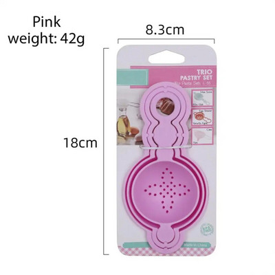 Baltymų kiaušinio trynio baltymų separatorius Sveikas ir aplinkai nekenksmingas lengvas plastikinis virtuvės įrankis stiebo kiaušinių separatorius