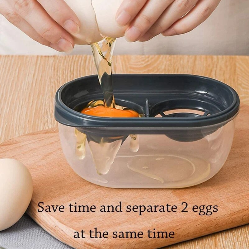 Διαχωριστής λευκού αυγού Φίλτρο κρόκου Κουτί αποθήκευσης Gadgets κουζίνας Διαχωριστής αυγών Εξαγωγέας εργαλείου μαγειρέματος
