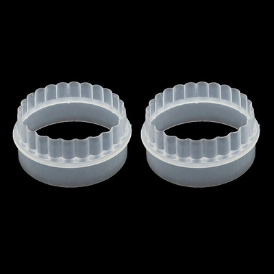 Plastikiniai apvalūs koldūnai įvyniokliai formelių rinkinys pjaustyklės formavimo įrankiai apvalūs sausainių tešlos įvynioklis tešlos pjaustymas maisto įrankis tešlos pjaustytuvas