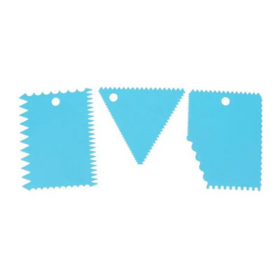 3 τεμάχια/σετ ξύστρα κέικ ζαχαρωτό μους κρέμας σπάτουλας Edge πιο απαλή φόρμα ζαχαροπλαστικής κοπής cupcake Εργαλεία διακόσμησης Ψητοπωλείο