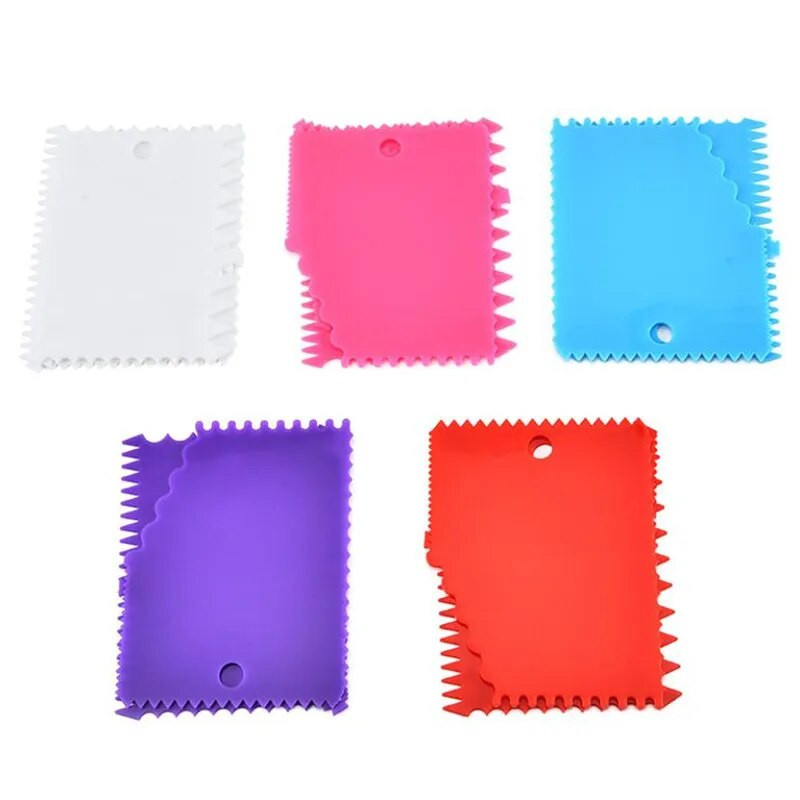 3 τεμάχια/σετ ξύστρα κέικ ζαχαρωτό μους κρέμας σπάτουλας Edge πιο απαλή φόρμα ζαχαροπλαστικής κοπής cupcake Εργαλεία διακόσμησης Ψητοπωλείο