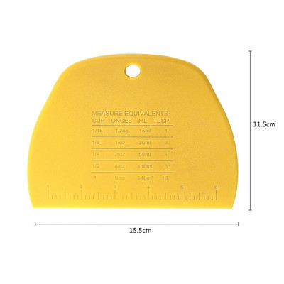 Plastikinis tešlos vyniotinis pyrago kremas Mentele Nelipni sviesto tešla Duonos pjaustyklė Peilis Virtuvės tešlos kepimo grandiklis su svarstyklėmis