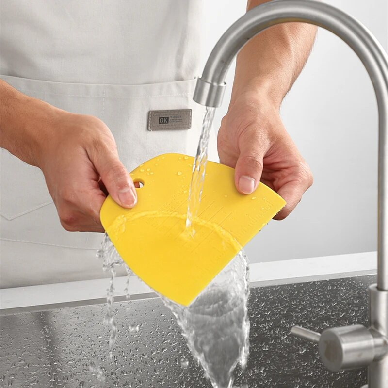 Plastikinis tešlos vyniotinis pyrago kremas Mentele Nelipni sviesto tešla Duonos pjaustyklė Peilis Virtuvės tešlos kepimo grandiklis su svarstyklėmis